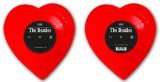 LOVE ME DO  (RED COLOURED HEART SHAPED 7" )